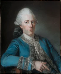 Portræt af Marie-Joseph Peyre} (1730-1785), fransk arkitekt
