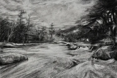 Moody River Trækul