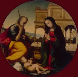 Tilbedelsen af Kristusbarnet, ca. 1500