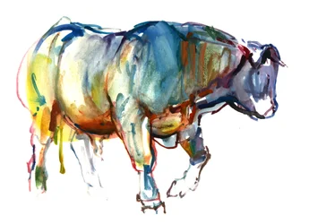 Gravitas, 2010, (akvarel og gouache på papir)
