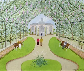 Lilac Arbour (olie på plade)