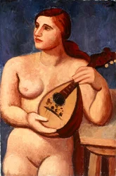 Nøgen med mandolin