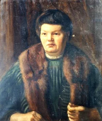Kunstnerens mor, ca. 1909 (olie på lærred)