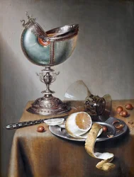 Stilleben med Nautilus Cup