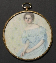 The Blue Gown Portrait of Ethel Coe, 1899.