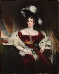 Portræt af Charlotte Florentia, tredje hertuginde af Northumberland (1787-1866)