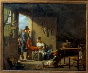 kræmmeren. Maleri af Martin Drolling (1752-1817)