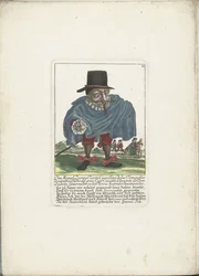 De Spaanse dwerg Don Miguel Zorrero Tuerto, ca. 1710 Don Miguel Zorrero Tuerto Cavallero de las Trencedas de capatos, far til den store kaptajn. Covielllo, slægtning af Don Quixote, Governadoren i de ukendte Austral Lands (titel på objekt) Il Callott