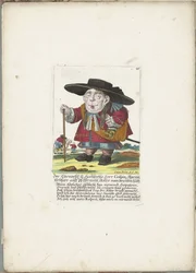 De dwerg Crispin Skarnitz, ca. 1710 Ehrnveste og Hochweiße Herr Crispin, Skarnitz arveherre auff Pfeffermühl, ridder af braitten huth (titel på objekt) Il Callotto resurcitato eller nyindrettet lille kabinet (serietitel)