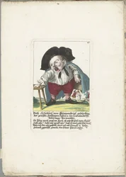 Dwerg Veith Schöberl von Gümpendriel, ca. 1710 Veith Schöberl von Gümpendriel født, den store Hollhippen Fabrica i Crabatendörffl, Niderlags slægtning (titel på objektet) Il Callotto resurcitato eller nyindrettet lille kabinet (serie ti