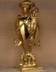Gold silver service by Napoleon Idani