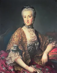 Ærkehertuginde Maria Anna Habsburg-Lothringen, kaldet Marianne (1738-89), andet barn af kejserinde Maria Theresia af Østrig (1717-80) og Frans 1. (1708-65)