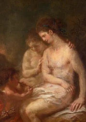 To nymfer med Amor