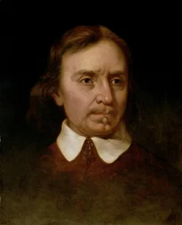 Portrætstudie af Oliver Cromwell (1599-1658)