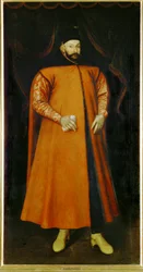Stephan Bathory, konge af Polen (maleri på lærred)