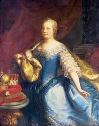 Portræt af kejserinde Maria Theresia af Østrig