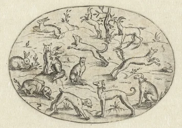Oval med hunde, geder og kaniner Nev Thier Bvechlein (serietitel)