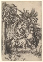Hvil på flugten til Egypten, ca. 1435-1491.