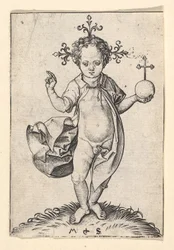 Kristusbarnet med en kugle, 1469-1482.