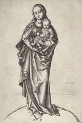 Jomfru og barn med et æble, ca. 1475., ca. 1475.