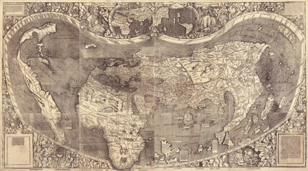 Verdenskort over Universal Cosmographia, 1507