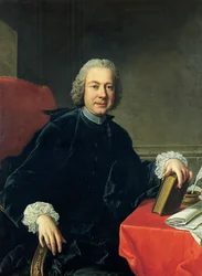 Portræt af Pietro Metastasio klædt i en kasse