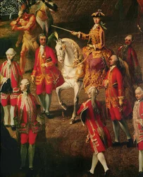 Kejserinde Maria Theresia under "Damenkarussell" den 2. januar