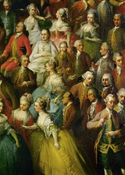 Bryllupskoncert for Josef II og Isabella af Parma (maleri på lærred)