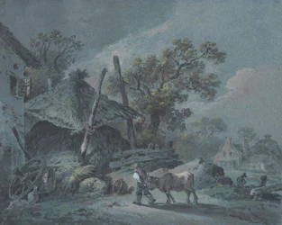 Gård med høloft