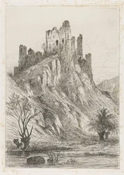 Ruin af slottet Montaigle