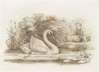 Illustration til "Halvhundrede Fabler for Børn" af Hey
