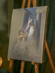 Maleren Christian August Lorentzen, detalje
