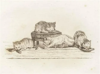 Illustration til "Halvhundrede Fabler for Børn" af Hey