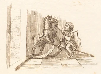 Illustration til "Halvhundrede Fabler for Børn" af Hey