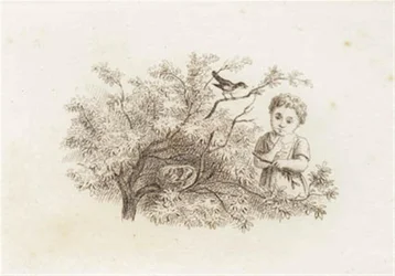 Illustration til "Halvhundrede Fabler for Børn" af Hey