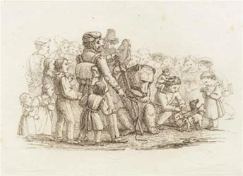 Illustration til "Halvhundrede Fabler for Børn" af Hey