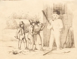 Illustration til "Halvhundrede Fabler for Børn" af Hey