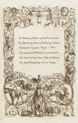 Illustration til "Halvhundrede Fabler for Børn" af Hey