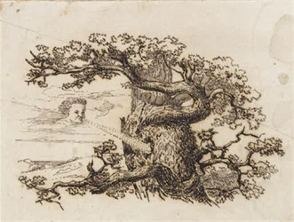 Illustration til "Halvhundrede Fabler for Børn" af Hey