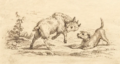 Illustration til "Halvhundrede Fabler for Børn" af Hey