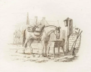 Illustration til "Halvhundrede Fabler for Børn" af Hey
