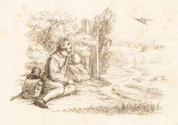 Illustration til "Halvhundrede Fabler for Børn" af Hey