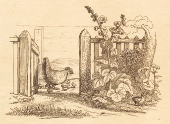 Illustration til "Halvhundrede Fabler for Børn" af Hey