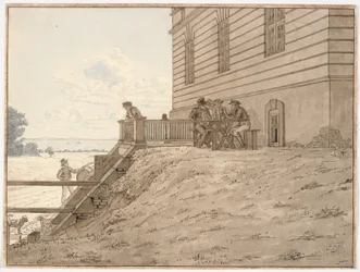 Parti ved Eremitagen, med udsigt til Stranden