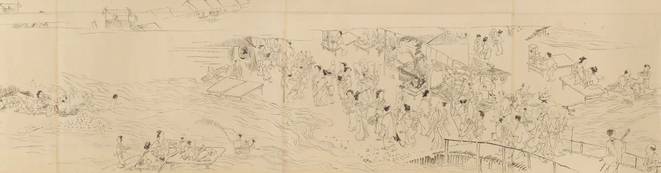 Forlystelser i Kyoto i de fire årstider, slutningen af det 18. århundrede.