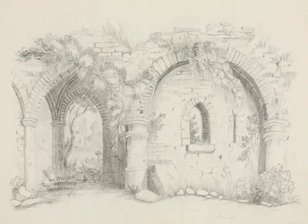 Ruiner, omkring 1840.