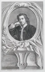 Thomas Otway, graveret af Jacobus Houbraken (1698-1780) Amsterdam, 1741