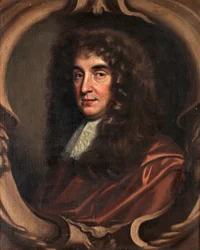 Portræt af Charles Paulet (ca. 1625-1699), Duke of Bolton - Maleri af Mary Beale (1632-1697), olie på lærred (76x63 cm)