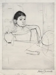 Mimi som brunette, 1889.