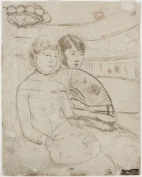 The Loge [verso], 1882.